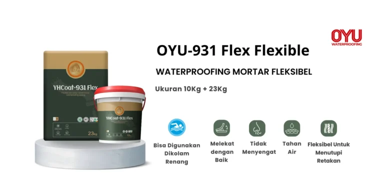 Pelapis kedap air kamar mandi