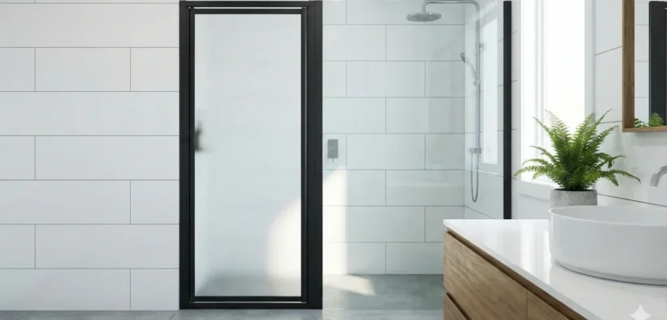 Pintu kamar mandi aluminium minimalis