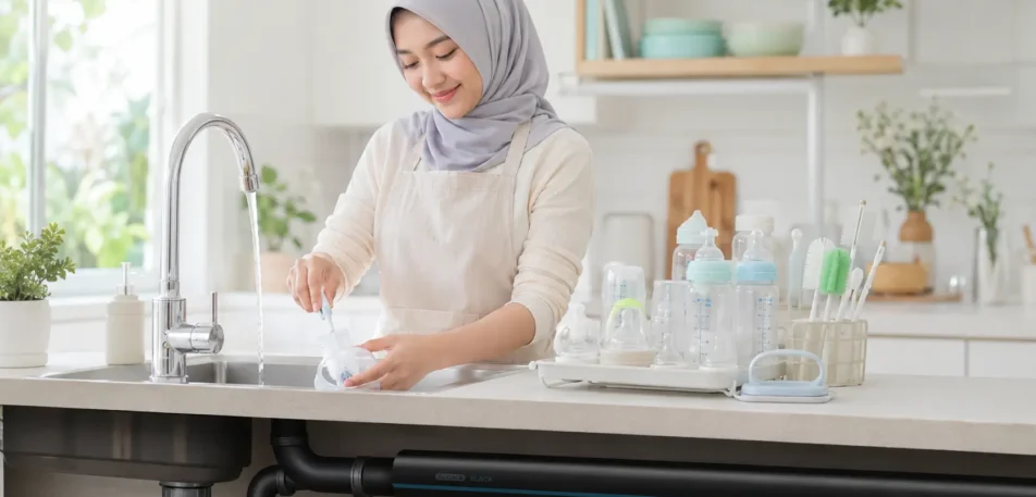 air bersih untuk perlengkapan bayi