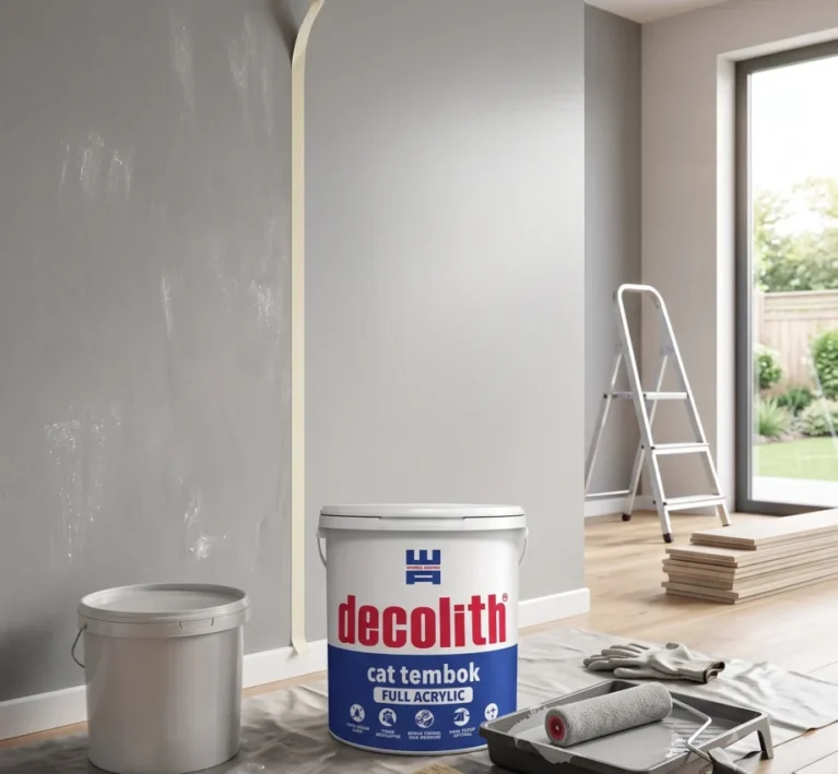 perbedaan cat acrylic tembok