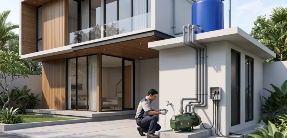 pompa air untuk tandon atas